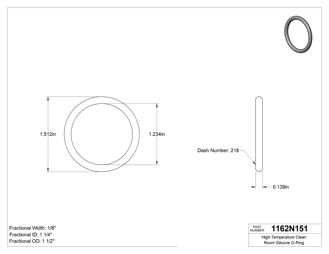 Technical drawing - 1162N151